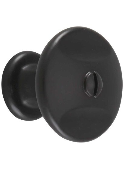 Ergo Cabinet Knob - 1 5/16 inch Diameter in Modern Bronze.